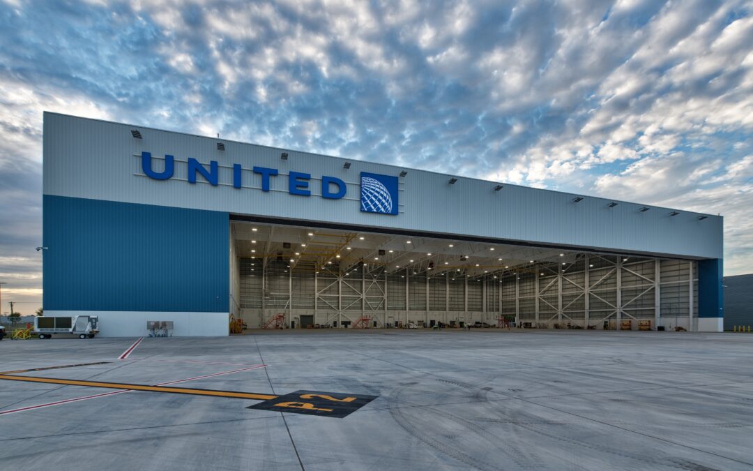 United Airlines Maintenance Hanger at Tampa International Airport